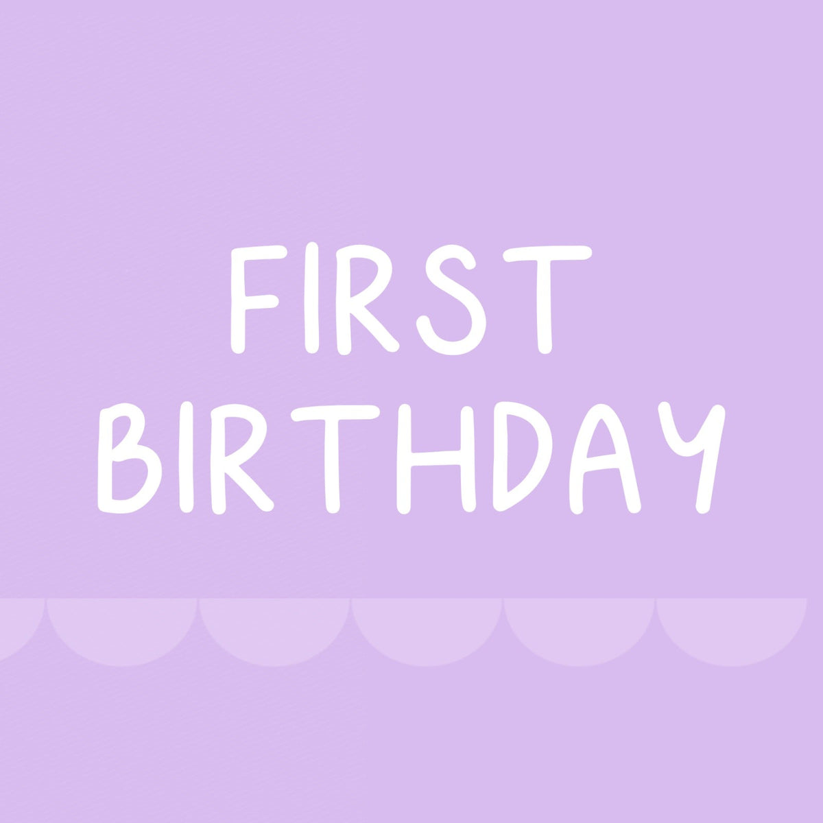 > First Birthday Gift Wrap