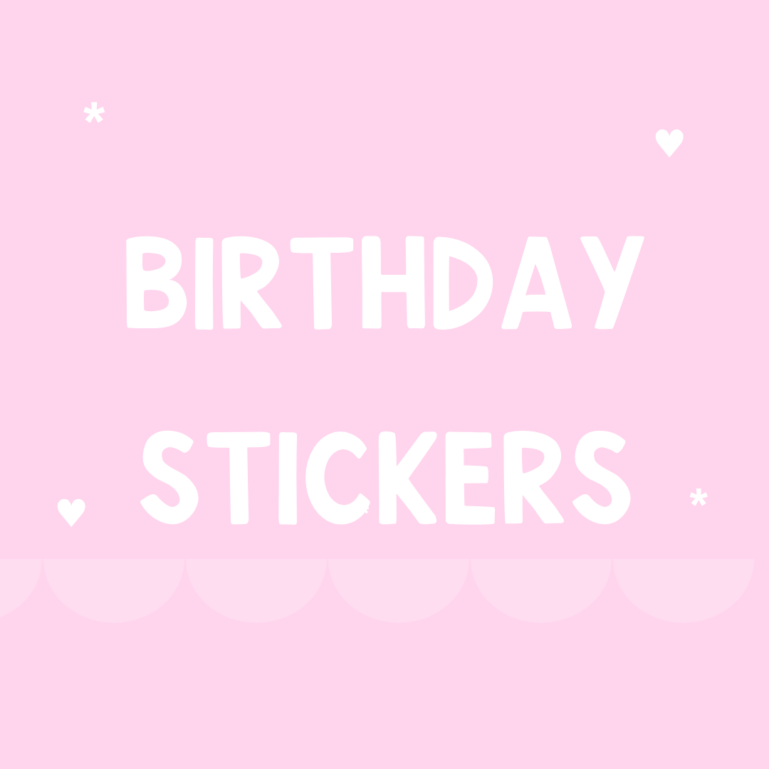 Birthday Stickers