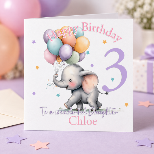 Personalised Birthday Card – card mockup