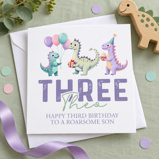3rd Birthday Card – card mockup