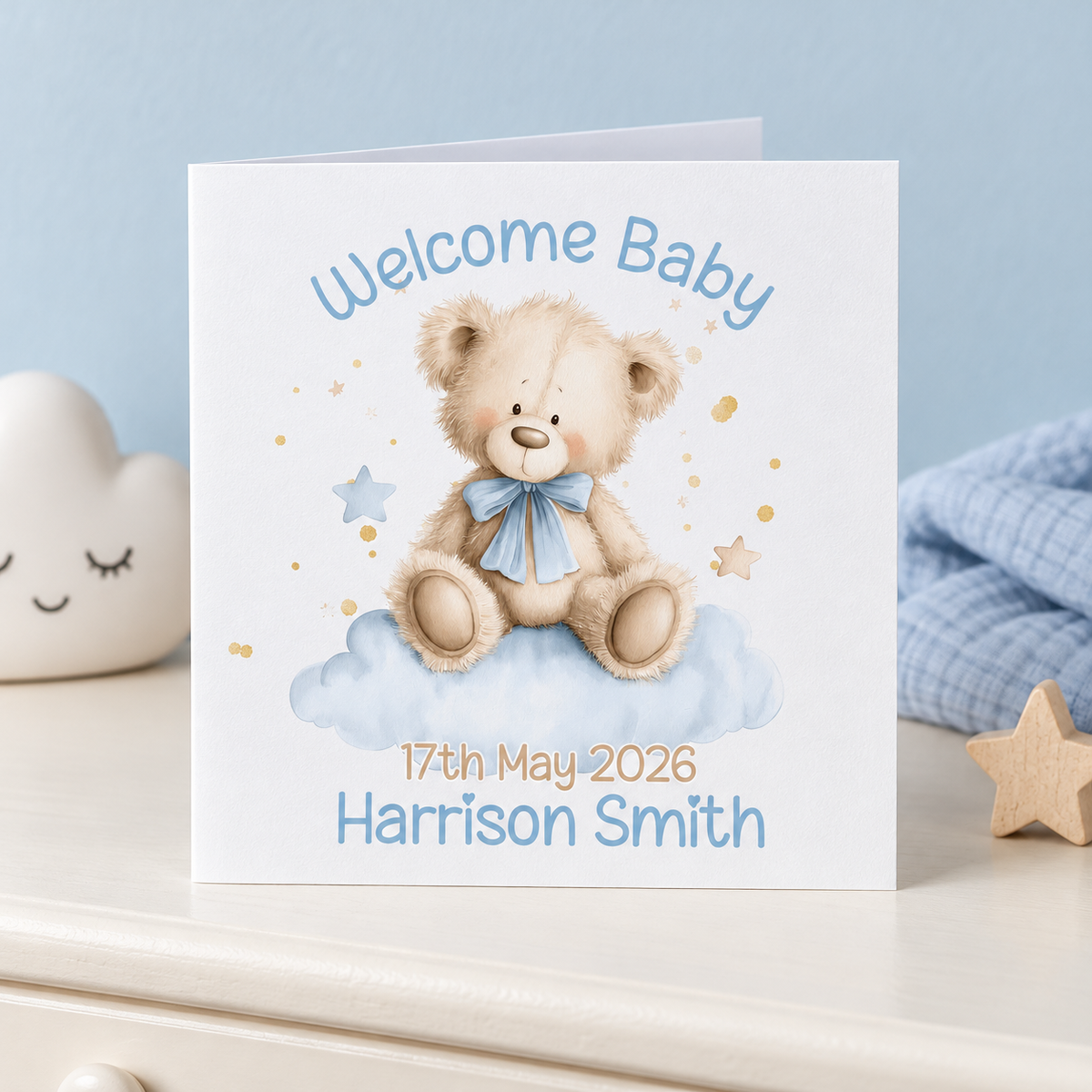 New Baby Boy Card – card mockup