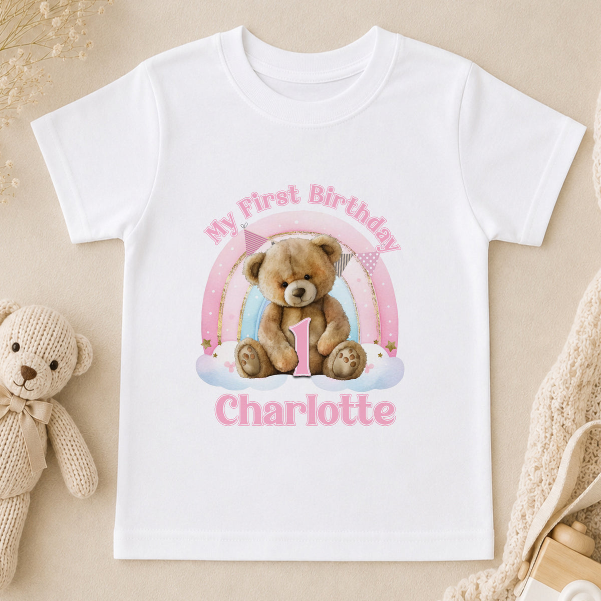 Personalised First Birthday t-shirt