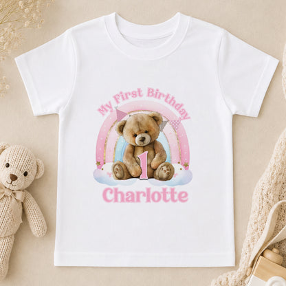 Personalised First Birthday t-shirt