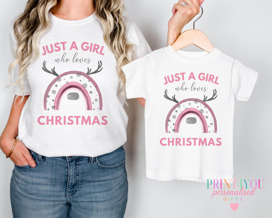Rainbow Christmas t-shirt for babies, size 0-3 months