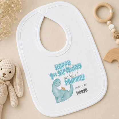 Personalised 1st Birthday as Mummy bib