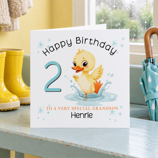 Personalised greeting card mockup