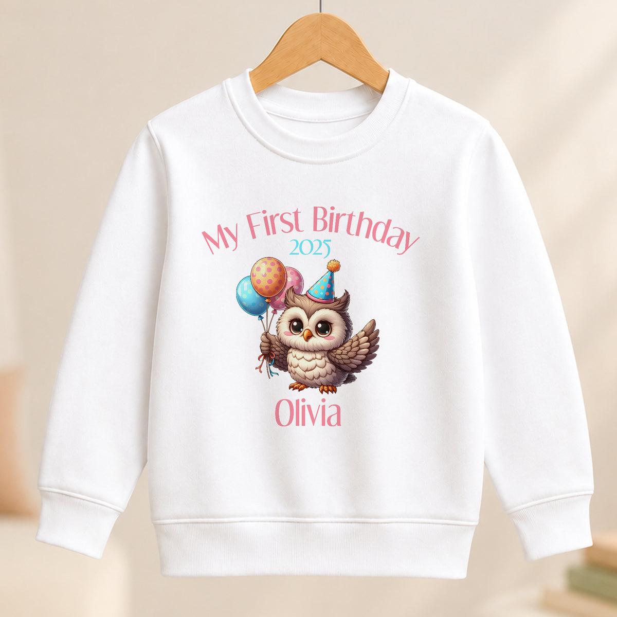 Personalised First Birthday jumper