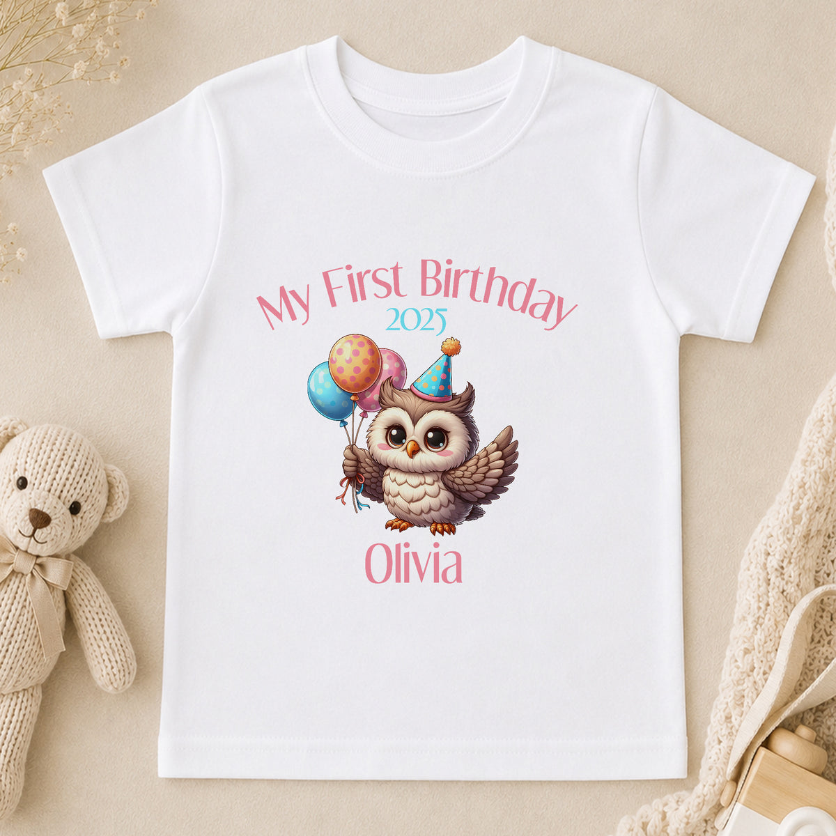 Personalised First Birthday t-shirt