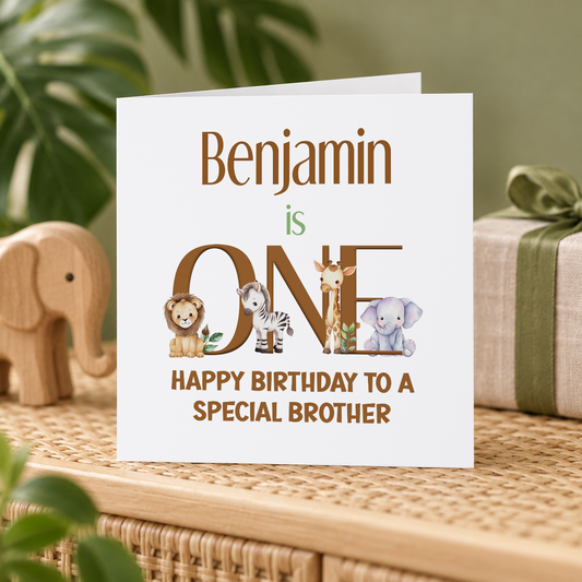 Personalised greeting card mockup