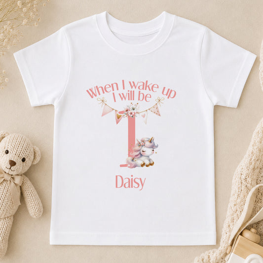 Personalised First Birthday t-shirt
