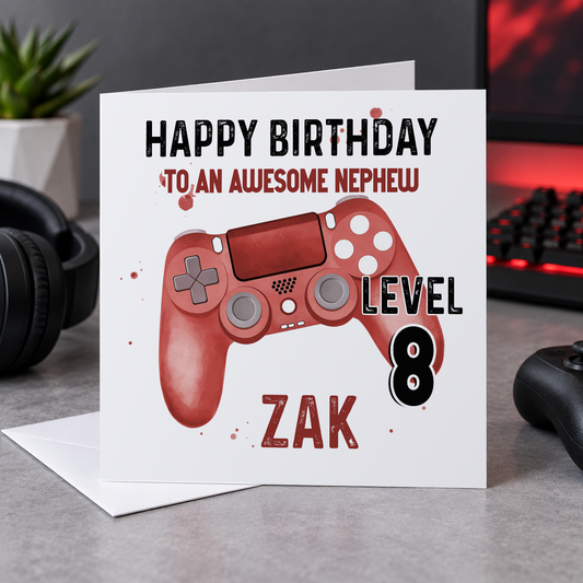 Personalised greeting card mockup