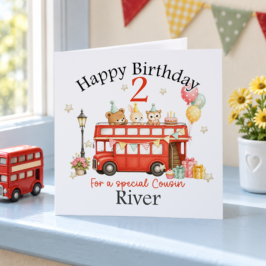 Personalised greeting card mockup
