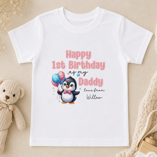 Personalised Baby Birthday t-shirt