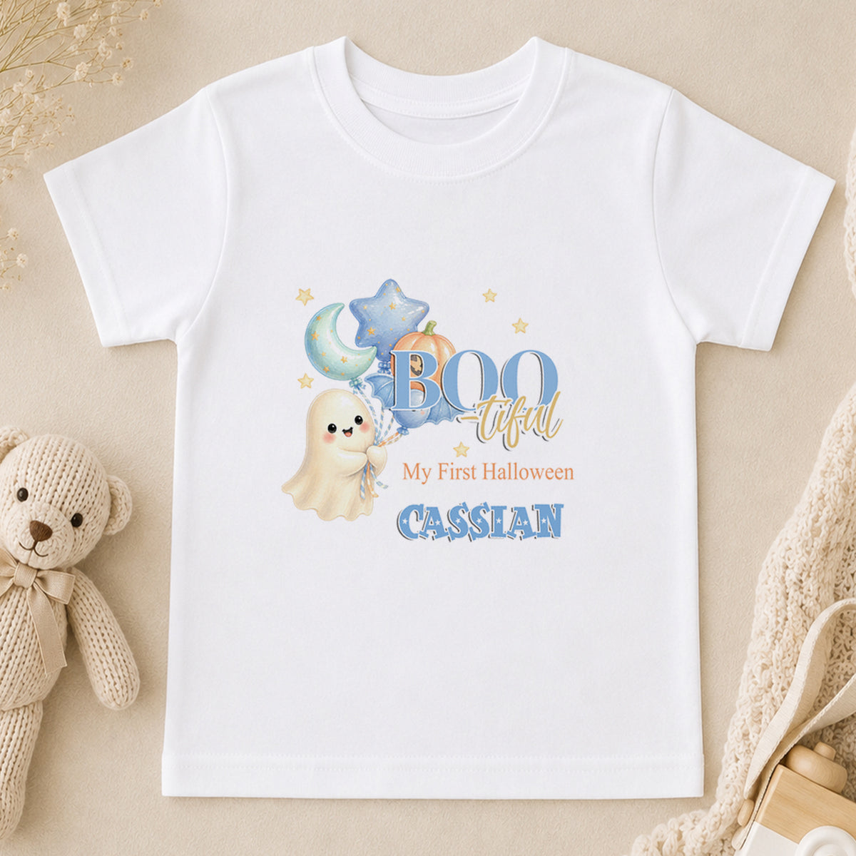 Personalised First Halloween Baby t-shirt