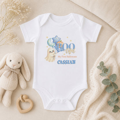 Personalised First Halloween Baby baby vest
