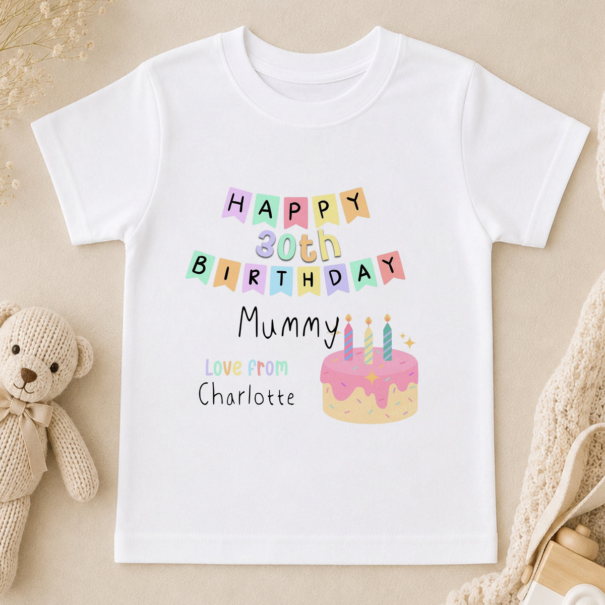 Personalised 1st Birthday As My Mummy t-shirt