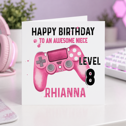 Personalised greeting card mockup