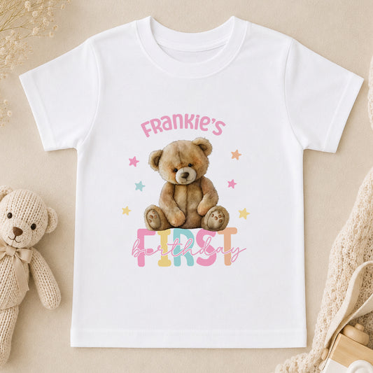 Personalised First Birthday t-shirt