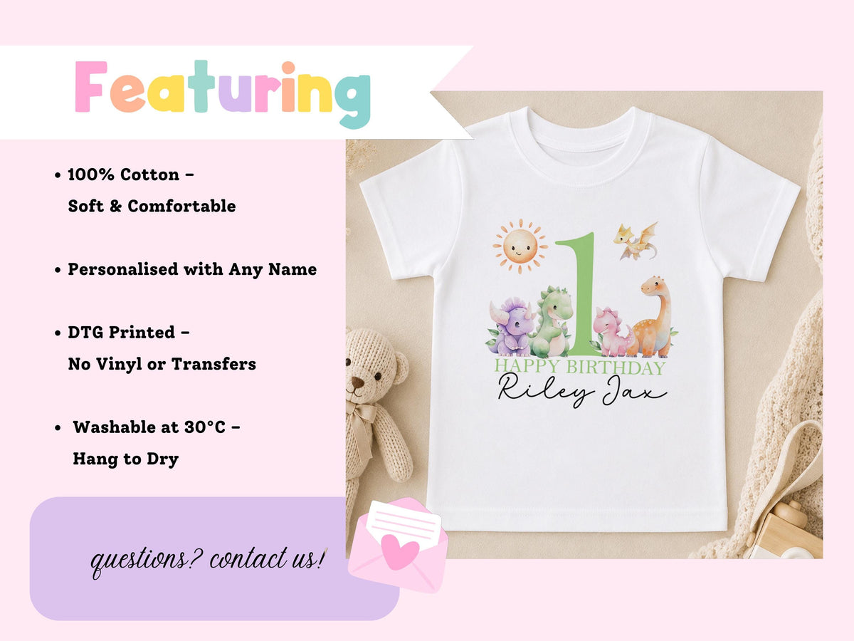 Featuring 100% cotton, personalised with any name, DTG printed with no vinyl or transfers, washable at 30°C