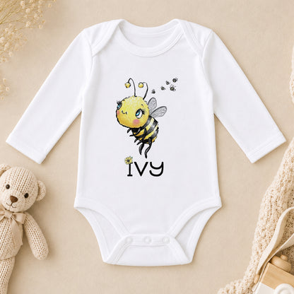 Personalised Newborn Baby Gift long sleeve vest