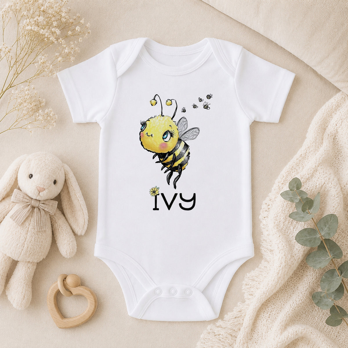 Personalised Newborn Baby Gift baby vest