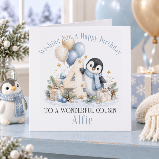 Personalised greeting card mockup