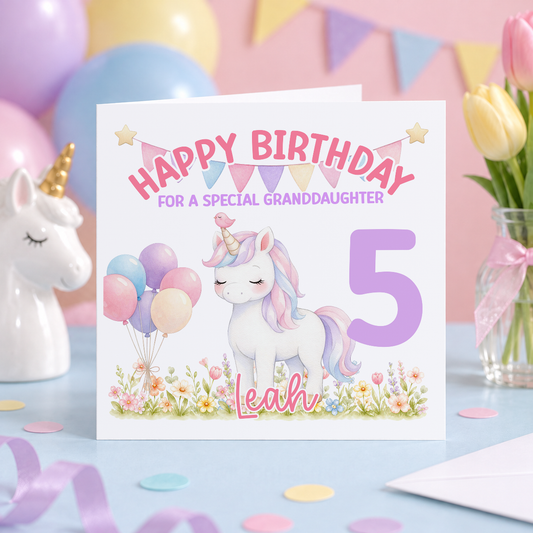 Personalised greeting card mockup