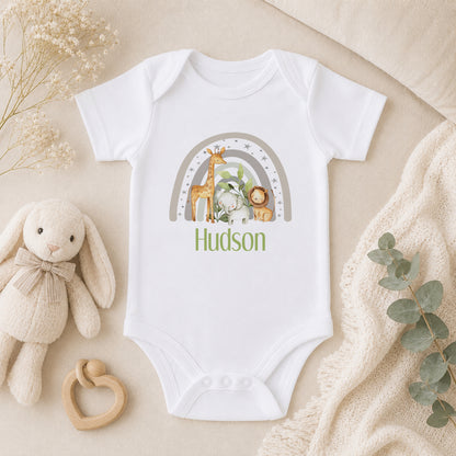 Personalised Welcome Baby Gift baby vest