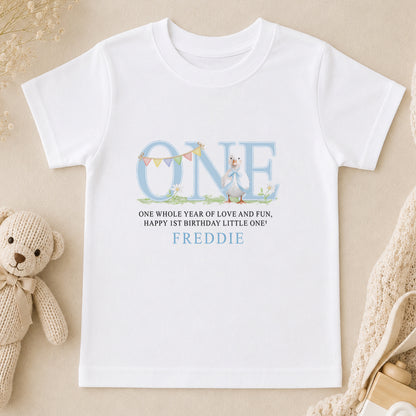 Personalised First Birthday t-shirt