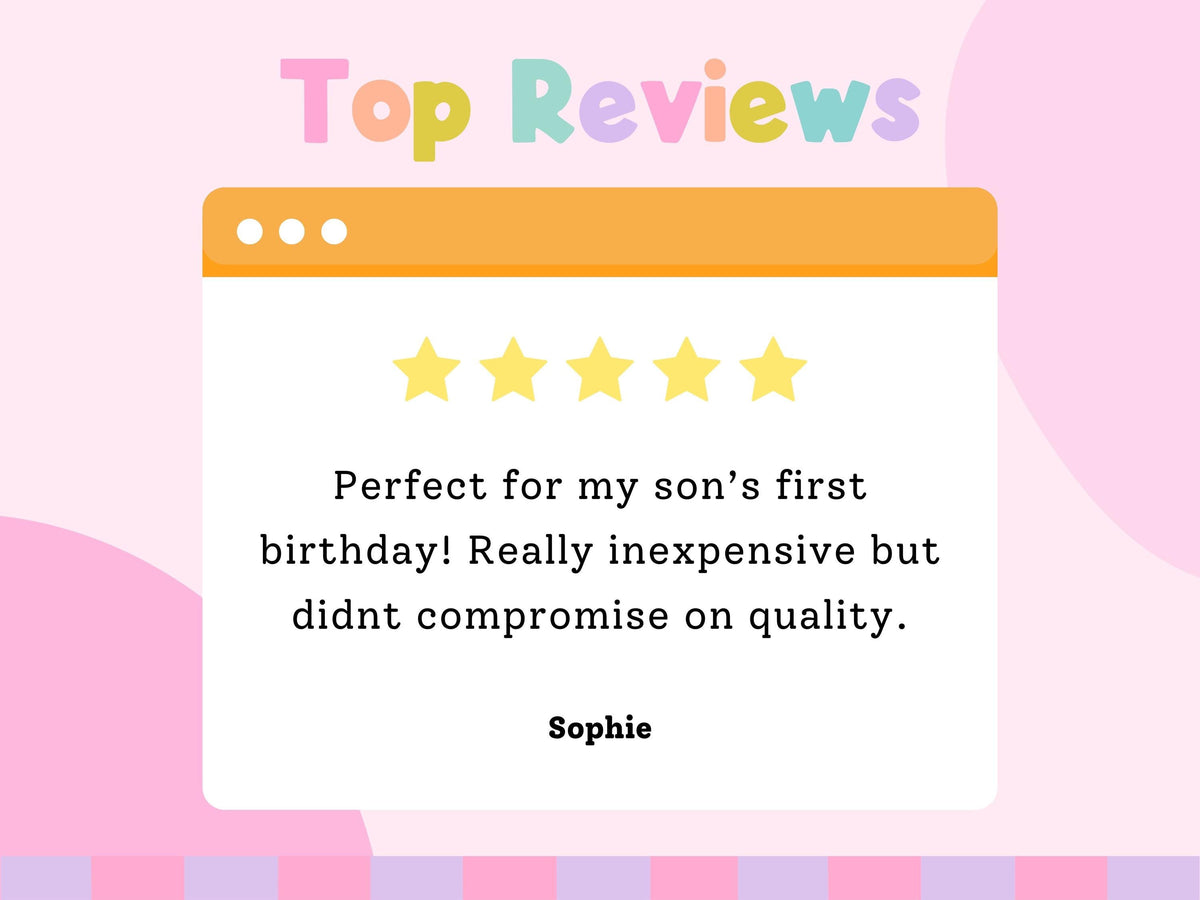 Print4You five star customer review for a personalised birthday outfit