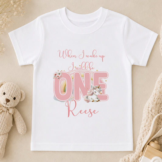 Personalised First Birthday t-shirt