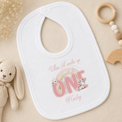 Personalised First Birthday bib