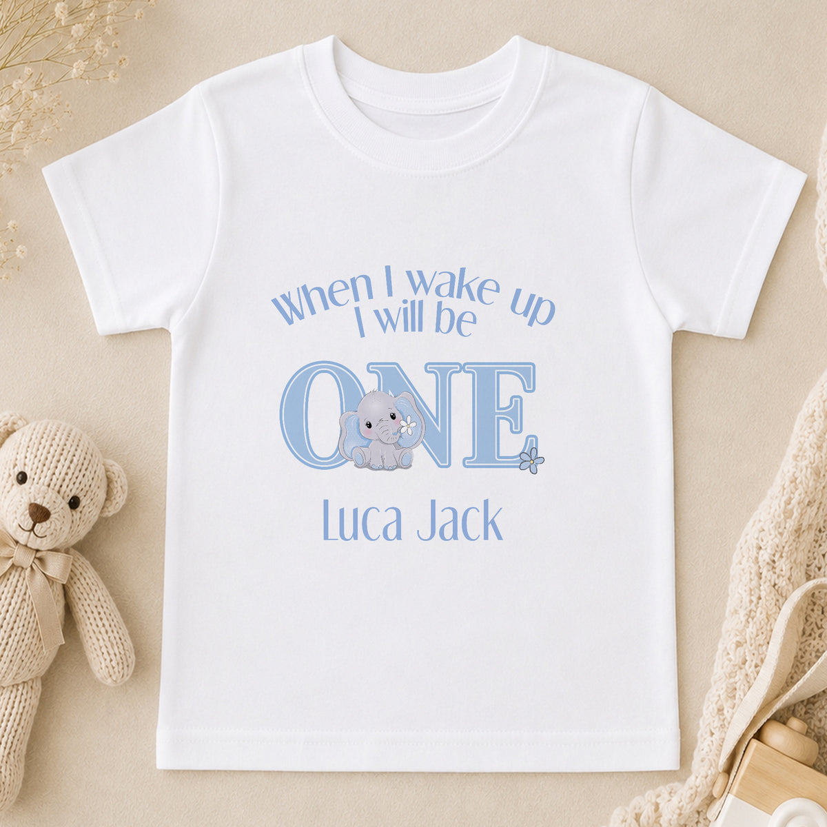 Personalised First Birthday Pyjamas t-shirt