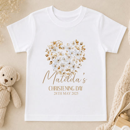 Personalised Christening t-shirt