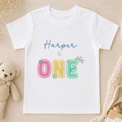 Personalised First Birthday t-shirt