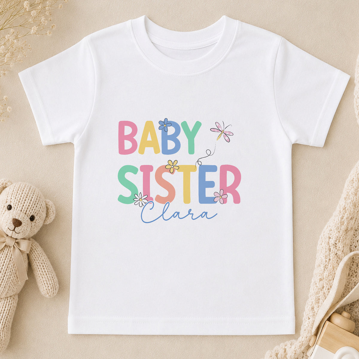 Personalised Baby Sister t-shirt