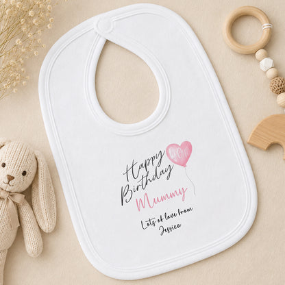 Personalised 1st Birthday as Mummy bib