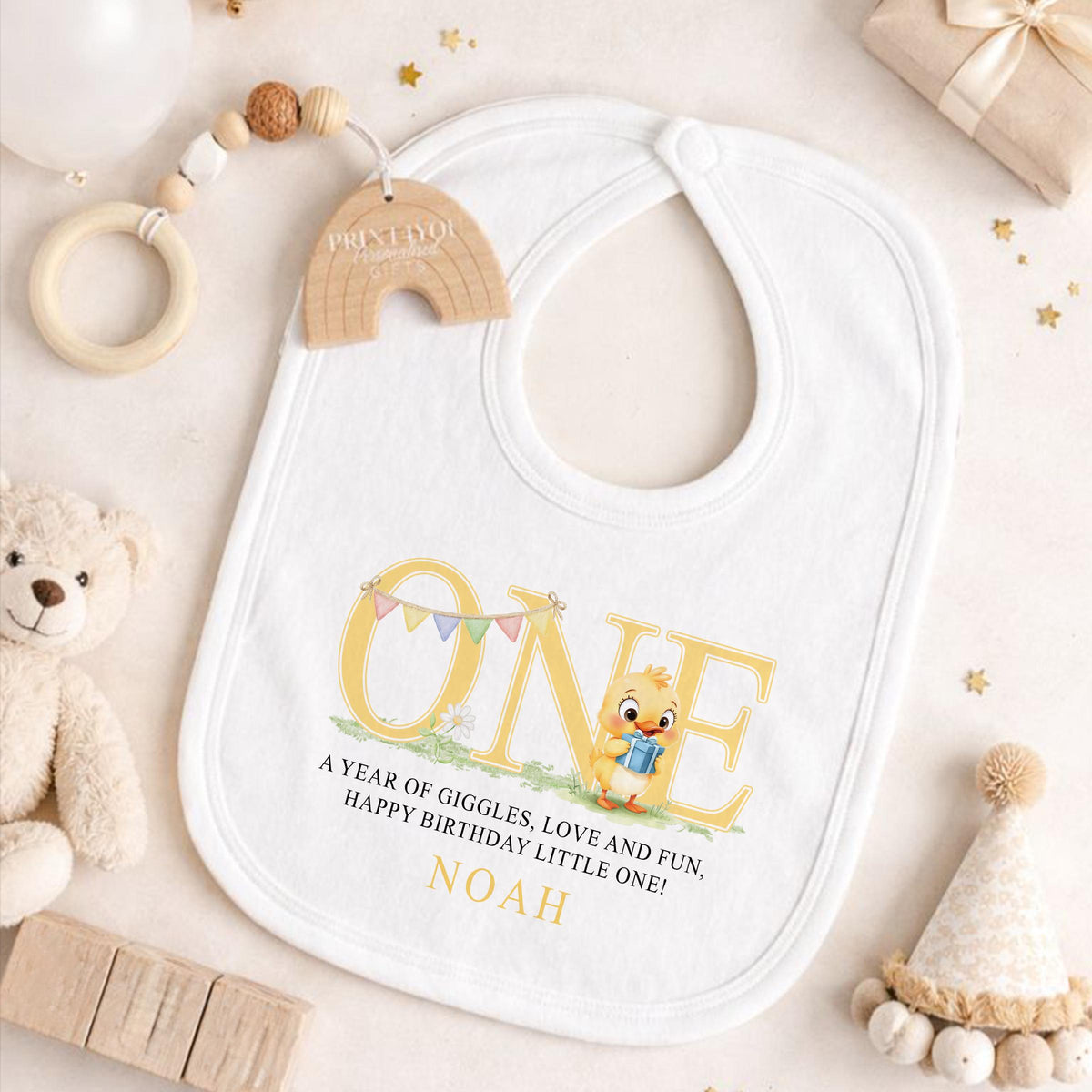 1st Birthday Outfit - Personalised Baby Birthday Vest | Soft Cotton Babywear
