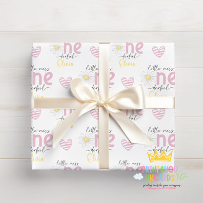 The wrapping paper rolled and packaged in a postal tube, ready for delivery