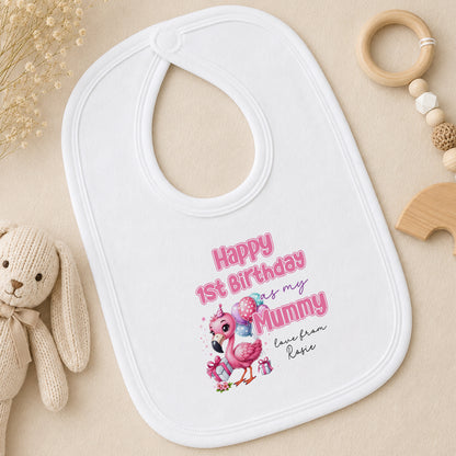 Personalised Baby Birthday bib