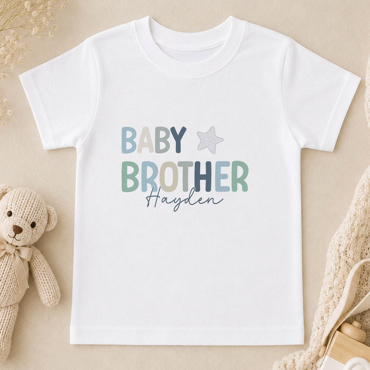 Personalised Baby Brother t-shirt