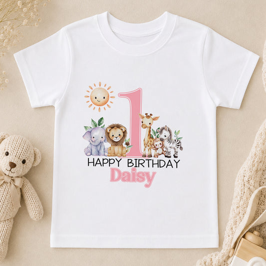 Personalised First Birthday t-shirt