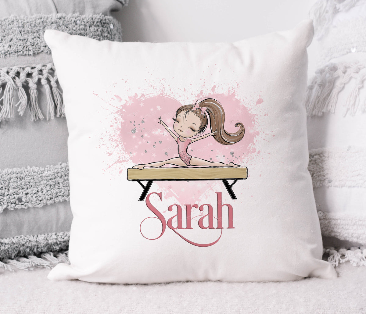 Personalised cushion cover, 40x40cm soft washable design