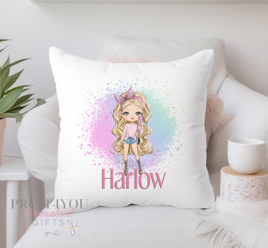 Personalised nursery cushion cover, 40 x 40cm, cover only