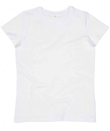 Plain white Mantis Ladies Essential T-shirt, size XL – clearance